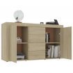 Sideboard Sonoma Oak 120x36x69 cm Chipboard