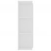 Bathroom Mirror Cabinet White 80x20.5x64 cm Chipboard