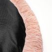 Pet Bed Cat Dog Donut Nest Calming L Pink Large