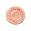 Pet Bed Cat Dog Donut Nest Calming Kennel Cave Deep Sleeping Pink M