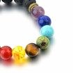 Kids Adjustable Lava Rock Beaded Stone Bracelet Essential Oil Diffuser for Aromatherapy Ideal for Anti-Stress or Anti-Anxiety Ages 6-13