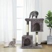 Cat Climbing Tree Gym Sisal Pole Tower Scratching Post Playhouse Condo Perch Multi Levels 73cm Tall