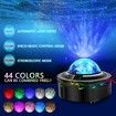 2021 Star Projector Night Light Projector with LED Galaxy Ocean Wave Projector Bluetooth Music Speaker