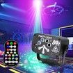 Laser Lights Music Activated 128 Patterns USB power 8-Eyes Stage Laser Projector Light with Remote Control