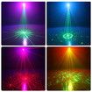 Laser Lights Music Activated 128 Patterns USB power 8-Eyes Stage Laser Projector Light with Remote Control