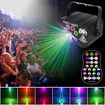 Laser Lights Music Activated 128 Patterns USB power 8-Eyes Stage Laser Projector Light with Remote Control