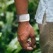 Mosquito Insect & Bug Repellent Wristband Waterproof, Outdoor Pest Repeller Bracelet w/Natural Essential Oils (WHITE)