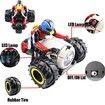 Amphibious High Speed Spinning Stunt Motorcycle Drives on Land and Water Vehicle Toys