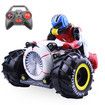 Amphibious High Speed Spinning Stunt Motorcycle Drives on Land and Water Vehicle Toys