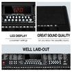 Melodic Electronic 61-Lighted Key Piano Keyboard 24 Demo Songs USB Jacks Music Stand