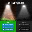 4x 40 LED Solar Powered Garden Lights Outdoor Security Sensor Spotlight