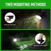 4x 40 LED Solar Powered Garden Lights Outdoor Security Sensor Spotlight