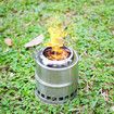 Potable Wood Burning Stoves for Picnic BBQ Camping Hiking with Grill Grid