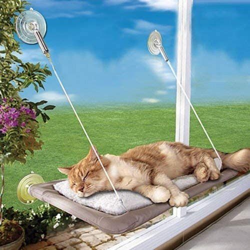 Cat Hanging Beds Bearing 26kg Pet Sunny Window Mount Pet Seat Comfortable Cat Hammock Bed