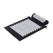 Acupressure Mat Yoga Massage Sit Lying Pain Stress Relax Black 68 x 42cm