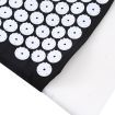 Acupressure Mat Yoga Massage Sit Lying Pain Stress Relax Black 68 x 42cm