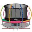 Everfit 10FT Trampoline for Kids w/ Ladder Enclosure Safety Net Rebounder Colors