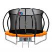 Everfit 10FT Trampoline for Kids w/ Ladder Enclosure Safety Net Rebounder Orange