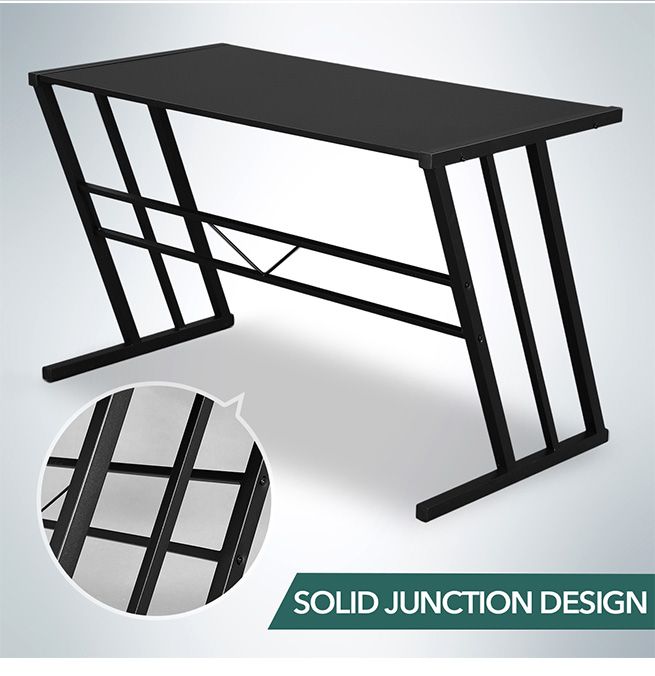 Z Shaped Leg Computer Desk Home Office Gaming Desk Study Writing Work