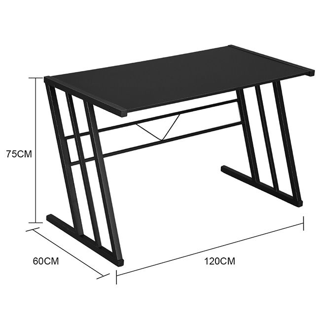 Z Shaped Leg Computer Desk Home Office Gaming Desk Study Writing Work