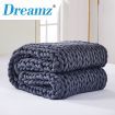 202x151cm 9kg Queen Size Knitted Weighted Blanket in Dark Grey Colour