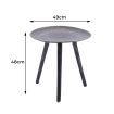 Coffee Table Side End Tables Antique Storage Modern Bedside Furniture Black