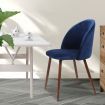 2x Dining Chairs Seat French Provincial Kitchen Lounge Chair Navy