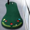 3M Golf Putting Mat Practice Training Indoor Outdoor Portable Slope Non-skid