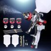 Spray Gun Paint Gun Kit HVLP Gravity Feed Air 3 Nozzles1.4mm 1.7mm 2mm Tips