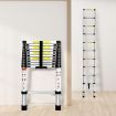 3.2M Telescopic Aluminium Multipurpose Ladder Extension Alloy Extendable Step