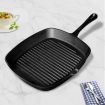 Steak Frying Pan Food Meals Gas Induction Cooker Kitchen Cooking Pot Cast Iron