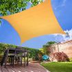 Sun Shade Sail Cloth Canopy ShadeCloth Outdoor Awning Cover Square Beige 5Mx5M