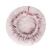 Pet Bed Cat Dog Donut Nest Calming Mat Soft Plush Kennel Pink M