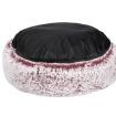 Pet Bed Cat Dog Donut Nest Calming Mat Soft Plush Kennel Pink XL