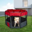 8 Panel Pet Playpen Dog Puppy Play Exercise Enclosure Fence Grey M