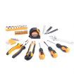 47Pcs 12V Cordless Drill Driver Set Household Hand Tool Kit w/ 2 Batteries