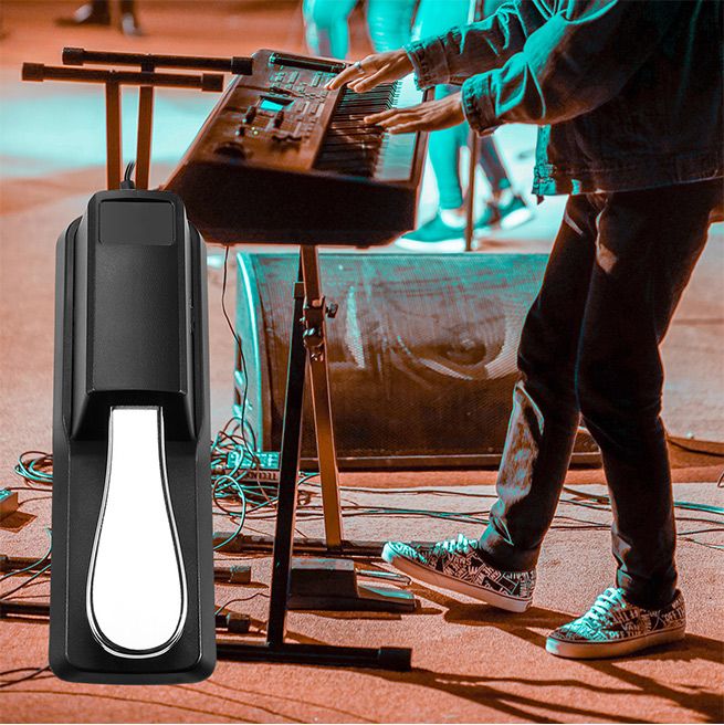 Universal Sustain Pedal for Electronic Keyboard Piano Organ Synth ...