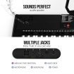Melodic Electronic 61-Lighted Key Piano Keyboard 24 Demo Songs USB Jacks Music Stand