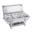 Triple Tray Stainless Steel Chafing Catering Dish Food Warmer