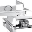 3L Triple Tray Stainless Steel Chafing Food Warmer Catering Dish