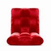 Floor Recliner Folding Lounge Sofa Futon Couch Folding Chair Cushion Red