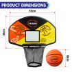 Kahuna Trampoline LED Basketball Hoop Set with Light-Up Ball