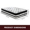 Laura Hill Double Mattress  with Euro Top - 34cm