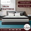 Laura Hill Double Mattress  with Euro Top - 34cm