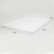 Laura Hill High Density Mattress foam Topper 5cm - Double