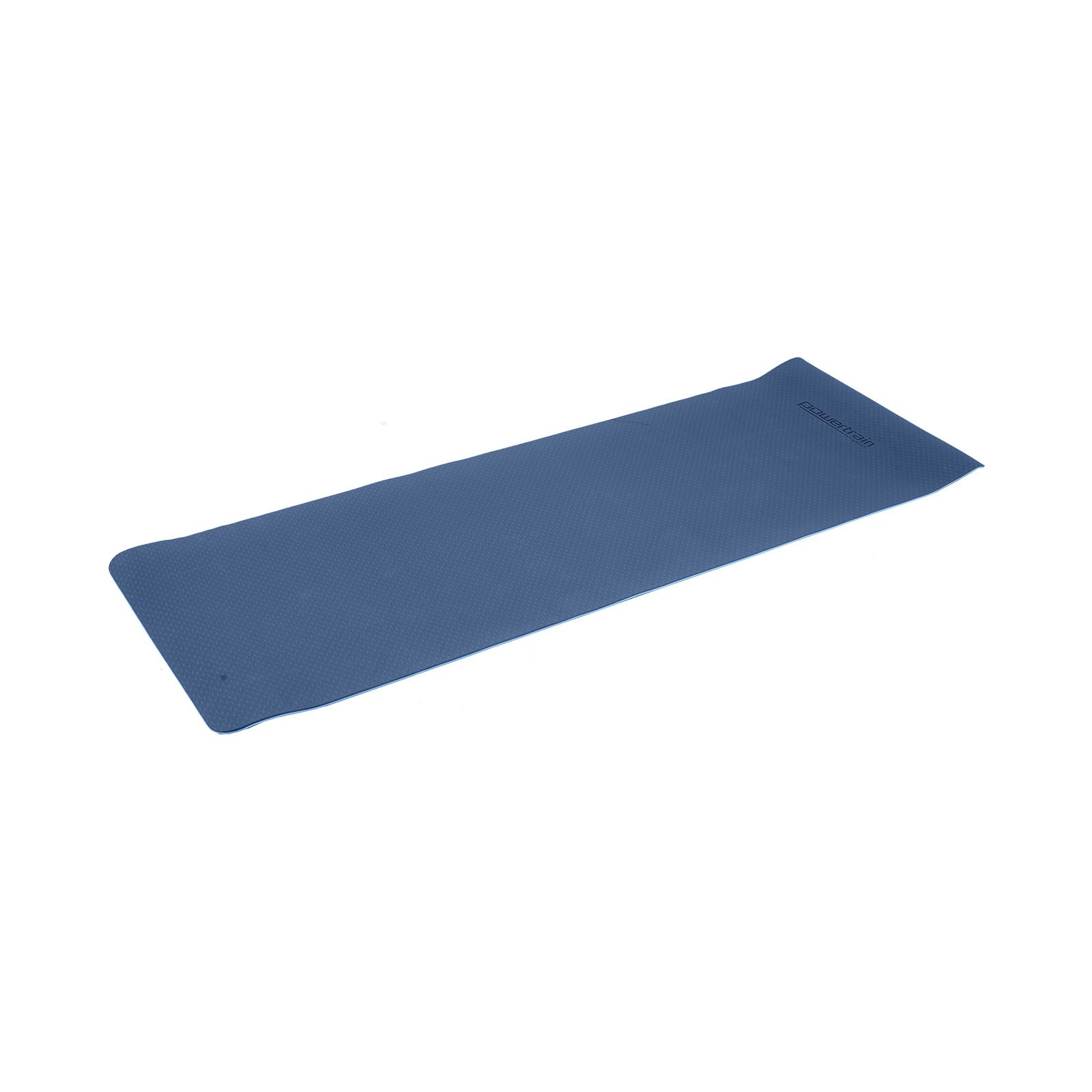 Powertrain Eco-Friendly TPE Pilates Exercise Yoga Mat 8mm - Dark Blue