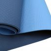 Powertrain Eco-Friendly TPE Pilates Exercise Yoga Mat 8mm - Dark Blue