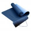 Powertrain Eco-Friendly TPE Pilates Exercise Yoga Mat 8mm - Dark Blue