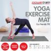 Powertrain Eco-Friendly TPE Yoga Pilates Exercise Mat 6mm - Light Blue