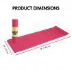 Powertrain Eco-Friendly TPE Yoga Pilates Exercise Mat 6mm - Rose Pink